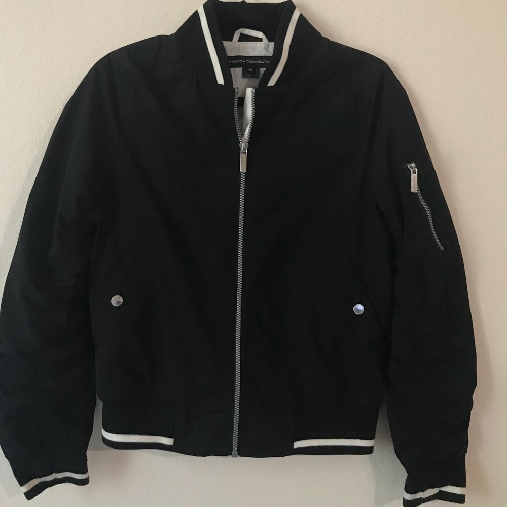 French Connection | Black bomber jacket
